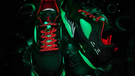 美品 NIKE JORDAN 5 LOW CLOT JADE 5 LOW ラボ Jordan 5 Retro Low CLOT Jade Men's - DM4640-036 - US