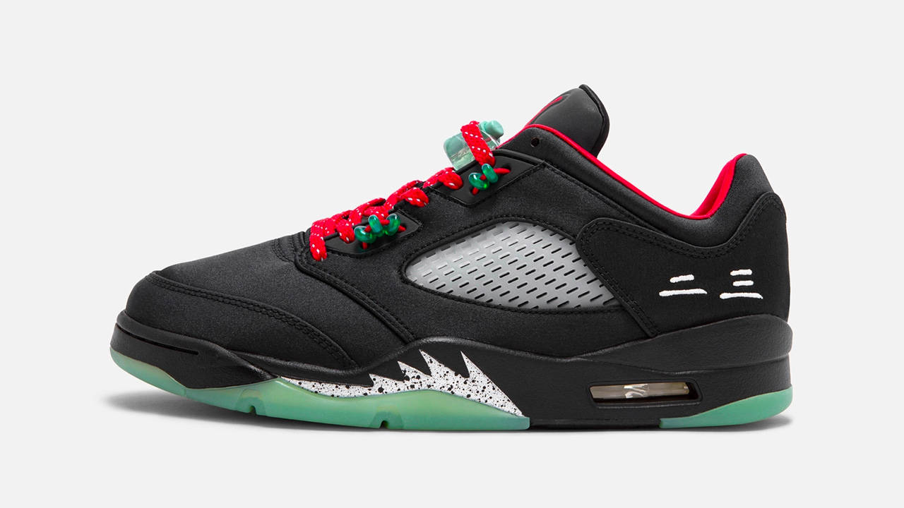 CLOT x Air Jordan 5 Low SP "Jade"