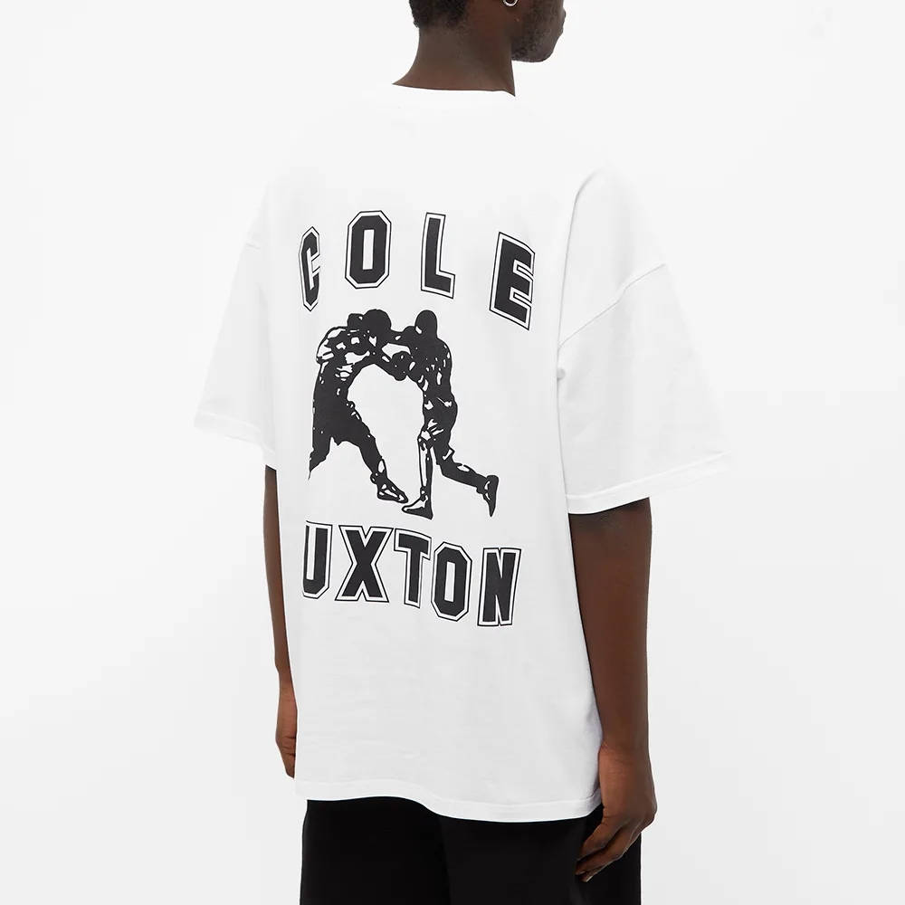 Cole Buxton Fighters Print T-Shirt - White | The Sole Supplier
