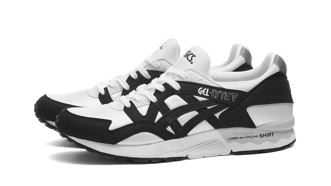 Comme des Garcons SHIRT x ASICS Gel-Lyte 5 White Black Front