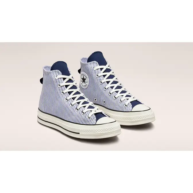 Striped converse sales high top