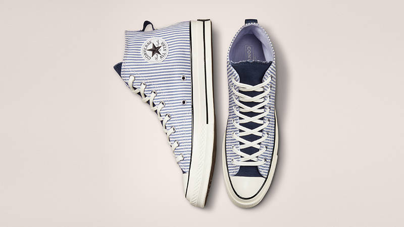Converse Chuck 70 Hickory Stripe High Washed Indigo