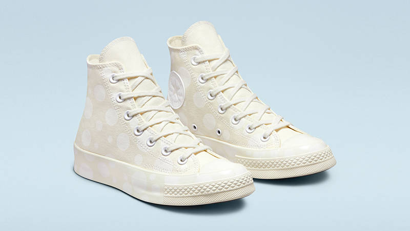 Converse Chuck 70 Polka Dots High Egret White