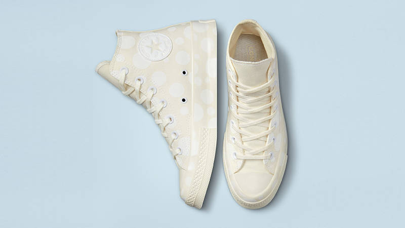 Converse Chuck 70 Polka Dots High Egret White