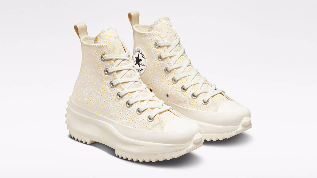 Converse Run Star Hike Daisy Platform High Natural Ivory