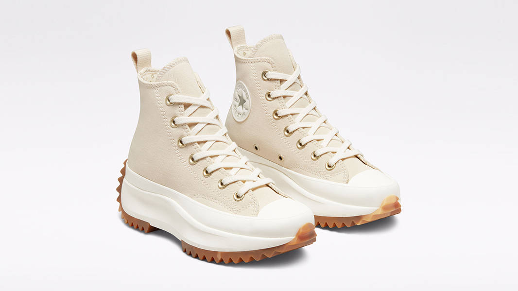Converse Run Star Hike Golden Elements Platform High Natural Ivory