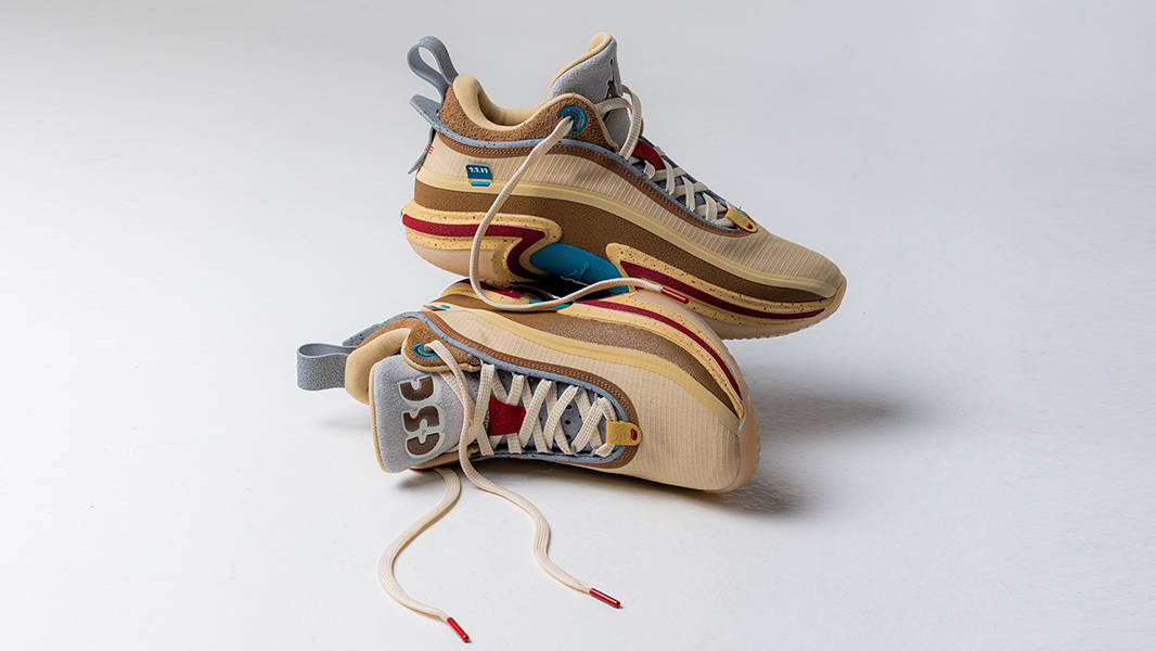 Crenshaw Skate Club x Air Jordan 36 Low PE Brown Front
