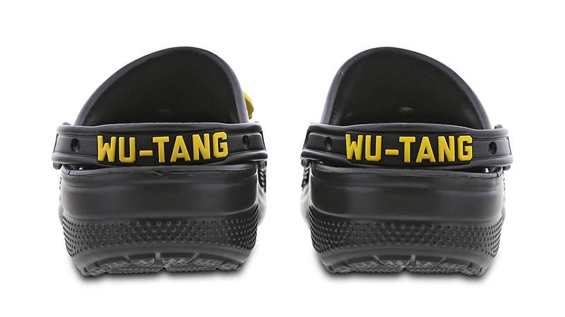 Crocs Classic Clog Wu Tang Clan Black Yellow Back