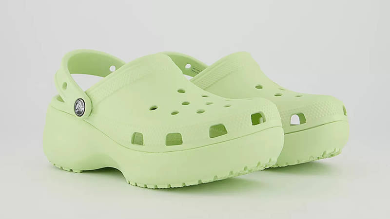 Crocs Platform Clogs Celery