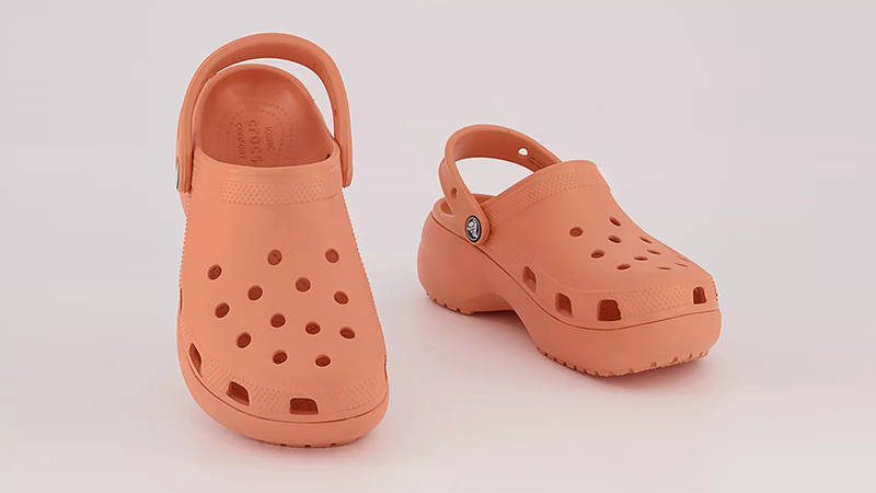Crocs Platform Clogs Papaya