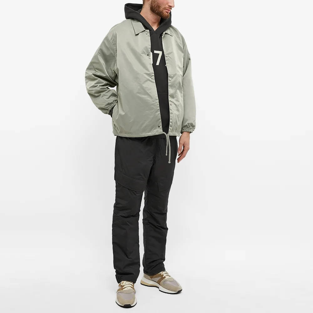 Fear of God ESSENTIALS 1977 Popover Hoodie - Iron | The Sole Supplier