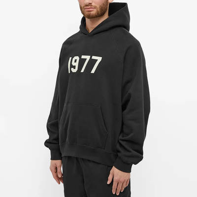 Fear of God ESSENTIALS 1977 Popover Hoodie - Iron | The Sole Supplier