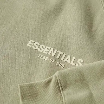 Fear of God ESSENTIALS Logo Popover Hoodie | Where To Buy ...