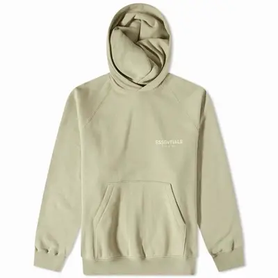 Fear of God ESSENTIALS Logo Popover Hoodie | Where To Buy ...