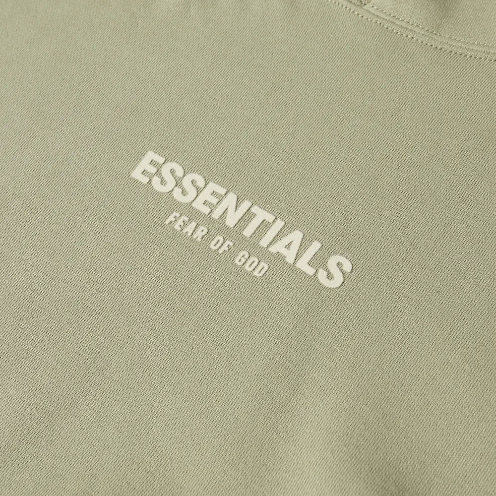 Fear of God ESSENTIALS Logo Relaxed Hoodie - Seafoam | The Sole Supplier