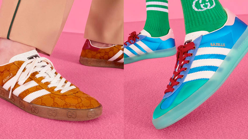 Image via Gucci Gucci x adidas Gazelle