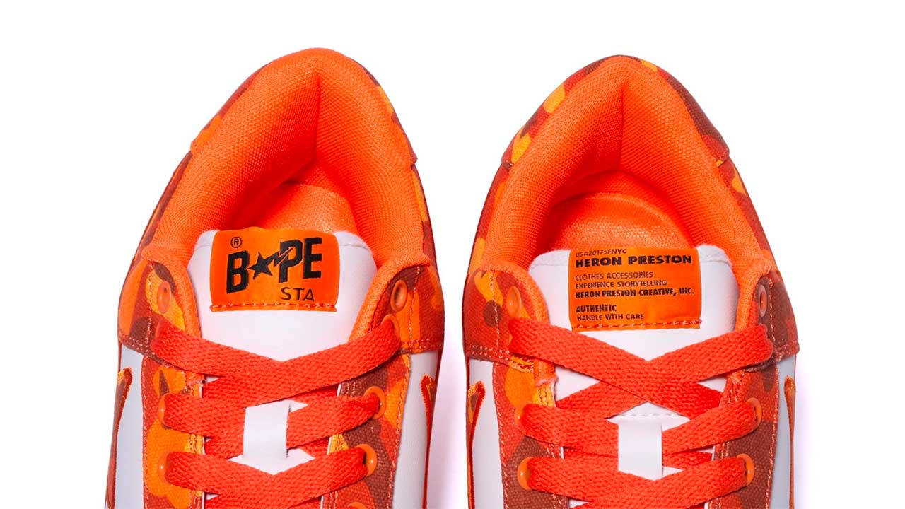 Heron Preston x BAPE STA