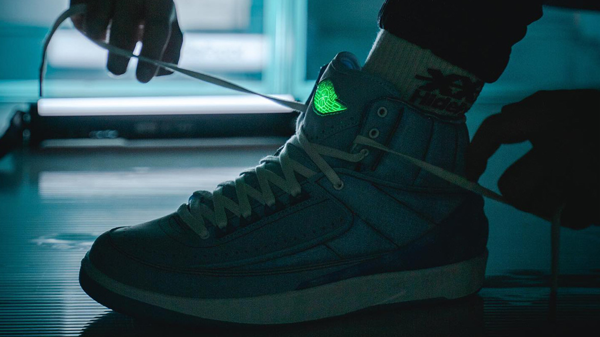 J Balvin x Air Jordan 2 Blue