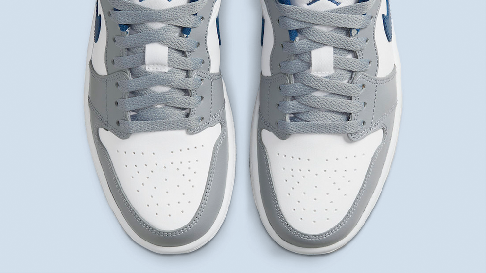 Jordan 1 Low Grey White Blue