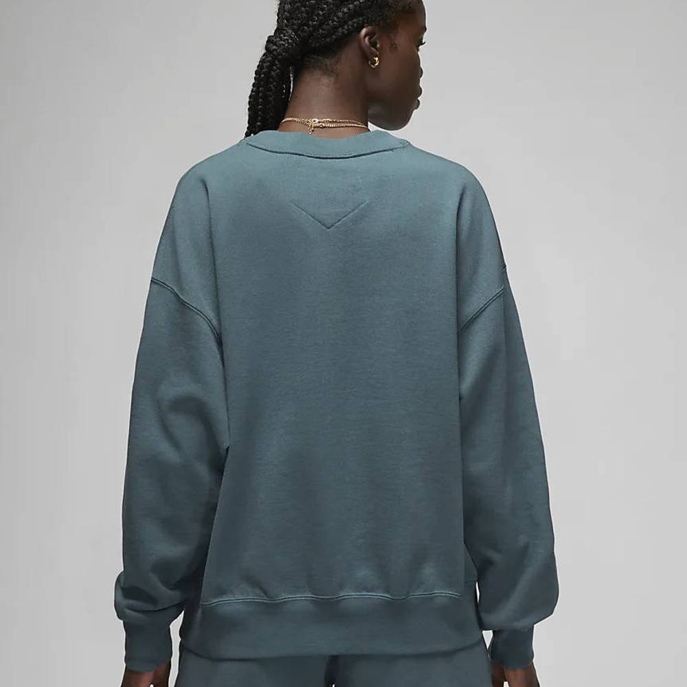 Jordan Essentials Fleece Crew Sweatshirt - Ash Green | The Sole Supplier