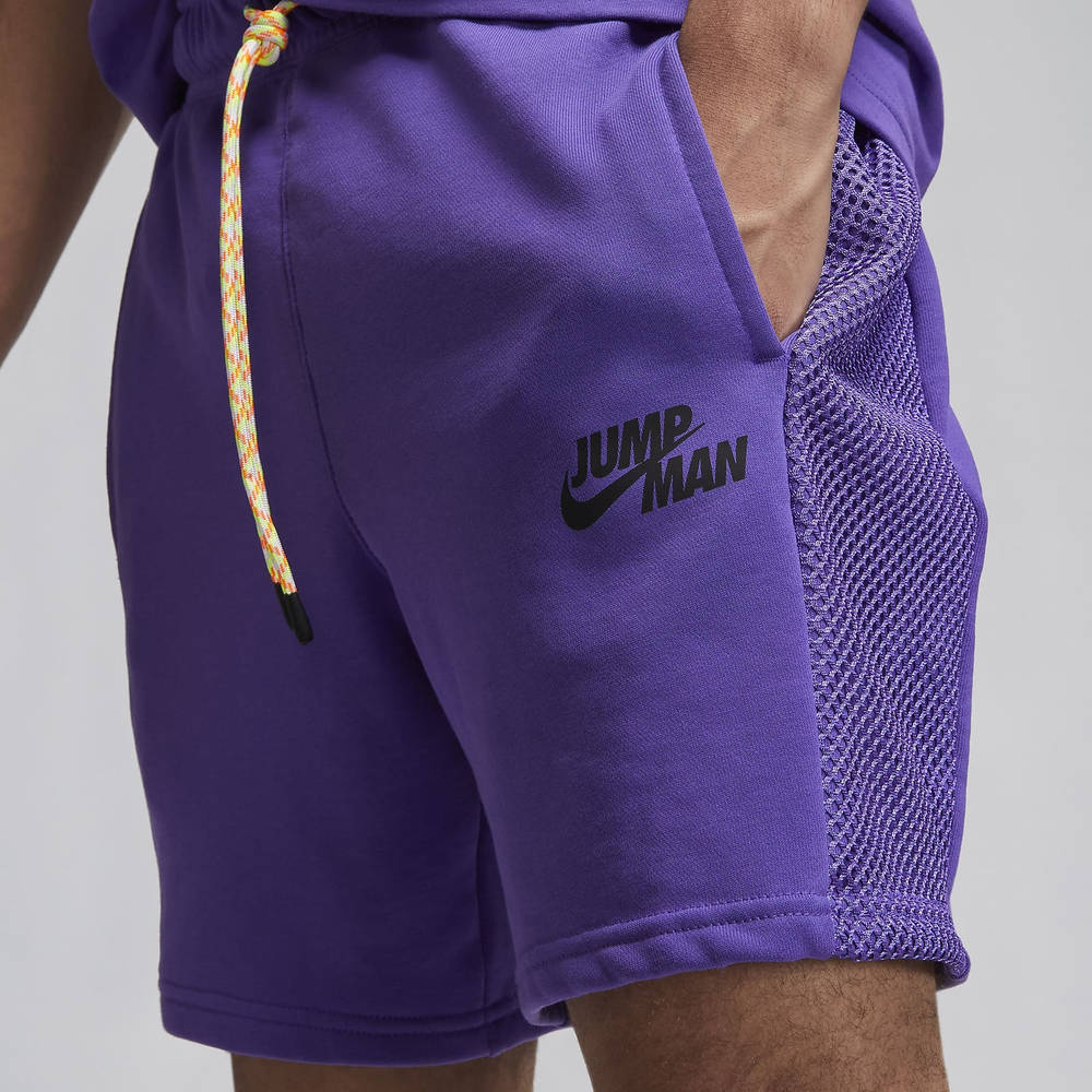 Jordan Jumpman Mesh Fleece Shorts Dark Iris The Sole Supplier