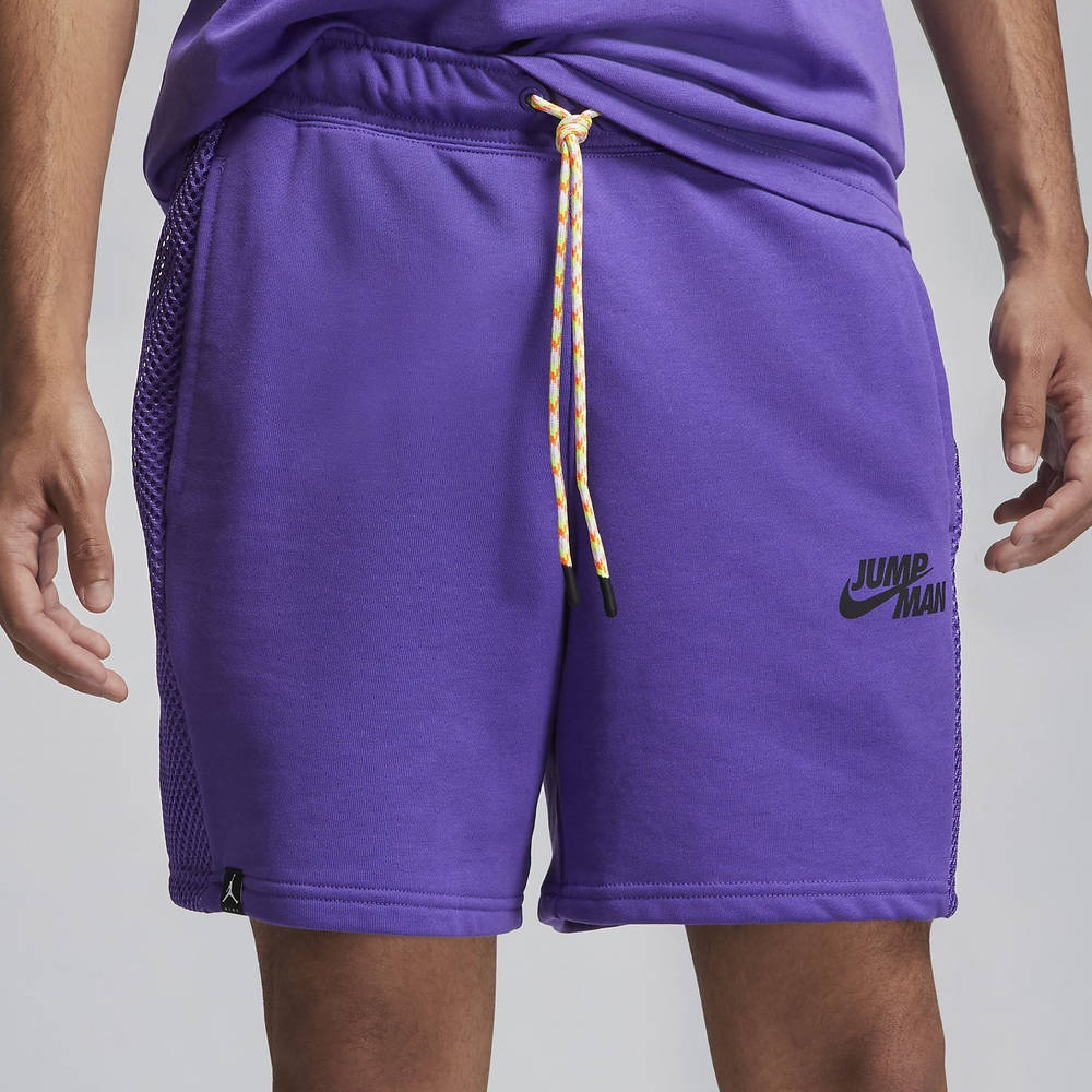 Jordan Jumpman Mesh Fleece Shorts Dark Iris The Sole Supplier
