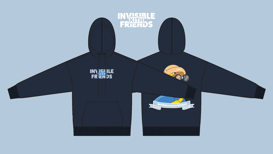 The Limited Edition KITH x Invisible Friends Hoodies Are Available 