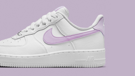 The Nike Air Force 1 "Lilac" is Our Favourite Sustainable Sneaker Yet The Nike Air Force 1 "Lilac" is Our Favourite Sustainable Sneaker Yet