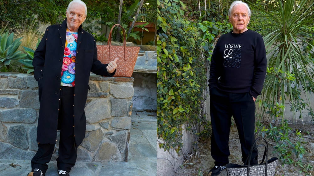Anthony Hopkins Stars in the LOEWE Pre-fall 2022 Campaign