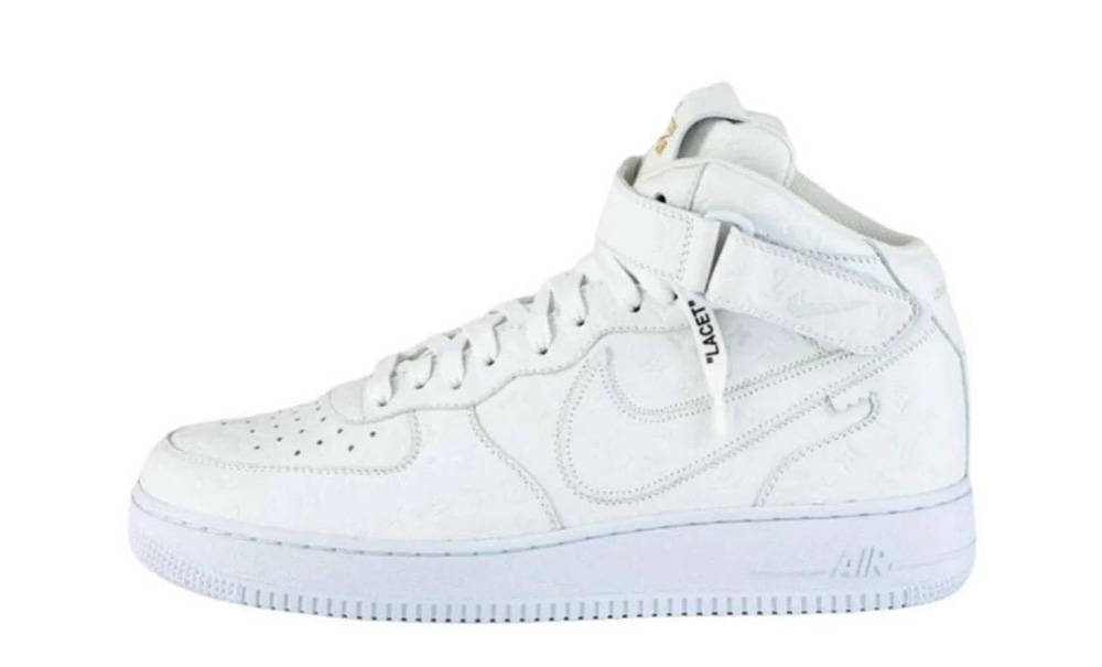Louis Vuitton x Nike Air Force 1 High White