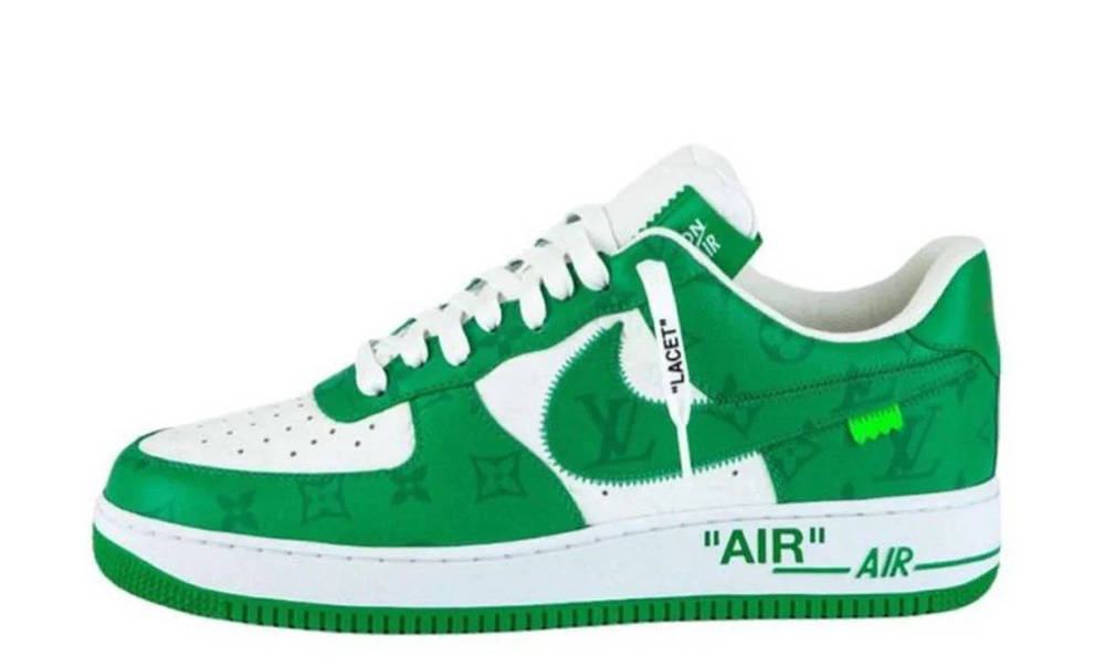 Louis Vuitton x Nike Air Force 1 Low Green | Where To Buy | The