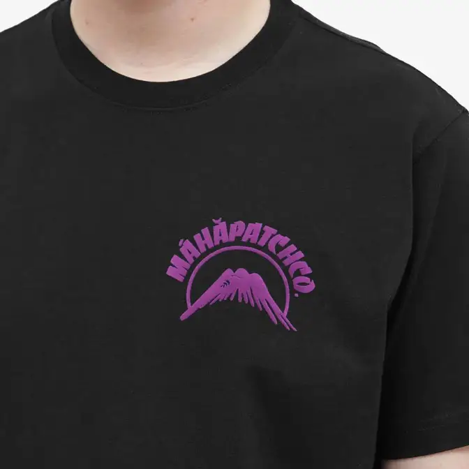 Maharishi Maha Mountain T-Shirt Black logo