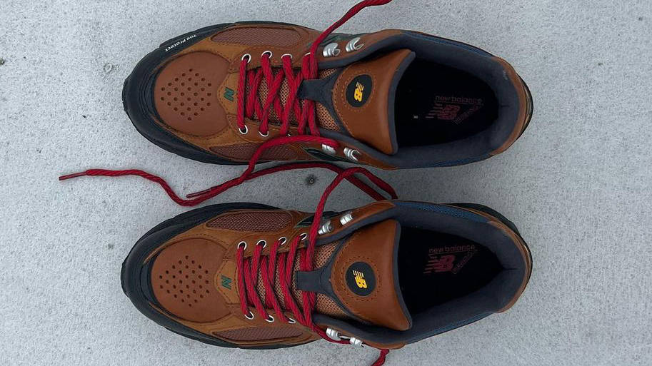 New Balance 2002R Brown Hiking Boots Sample