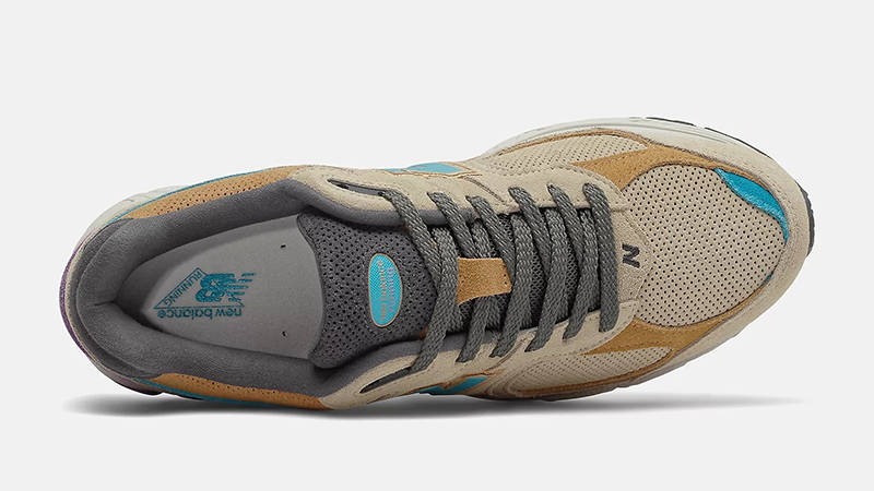 New Balance 2002R Tan Purple Top