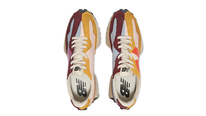 New Balance 327 Multi Orange Blue MS327VN Top