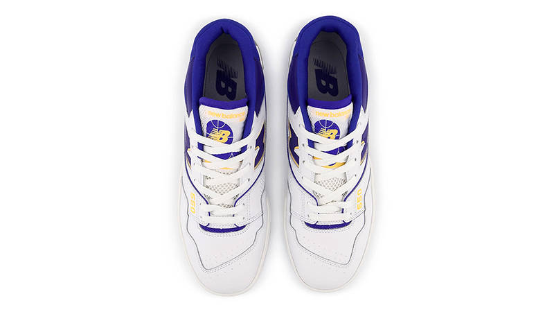 New Balance 550 Lakers White Purple BB550WTN Top