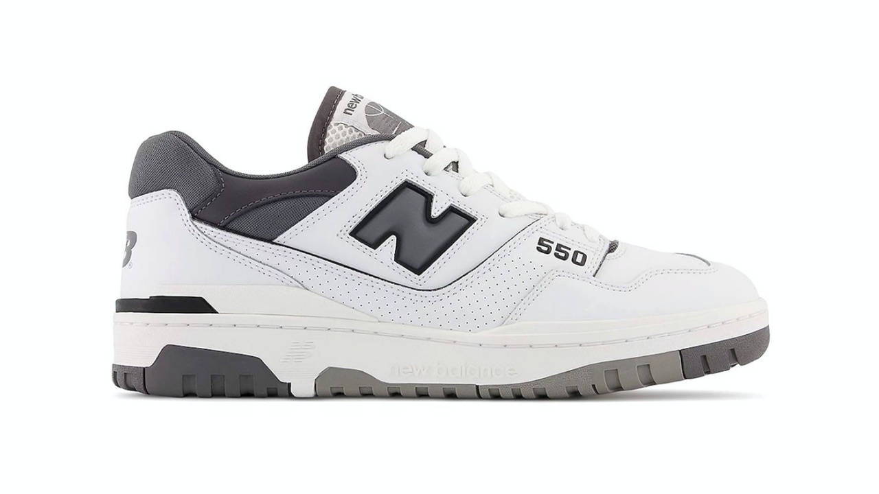 New Balance 550 White Grey 1
