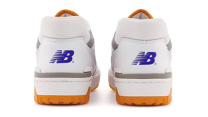 New Balance 550 White Vibrant Orange BB550WTO Back
