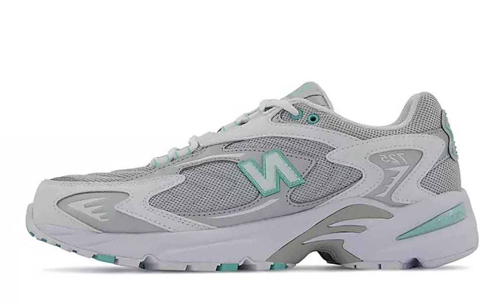 New Balance 725 Grey Aqua Green