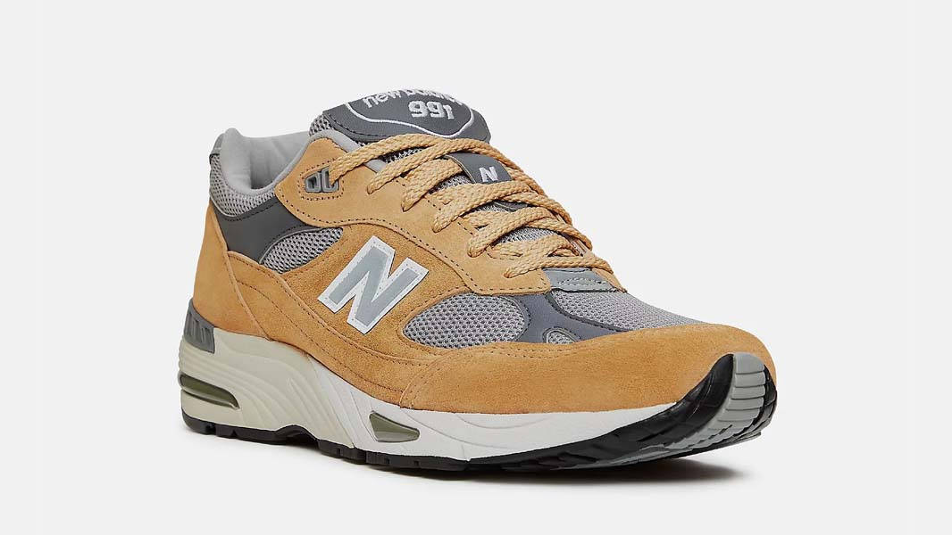 New Balance 991 Made in UK Tan Front