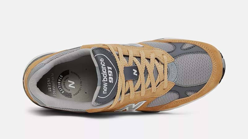 New Balance 991 Made in UK Tan Middle
