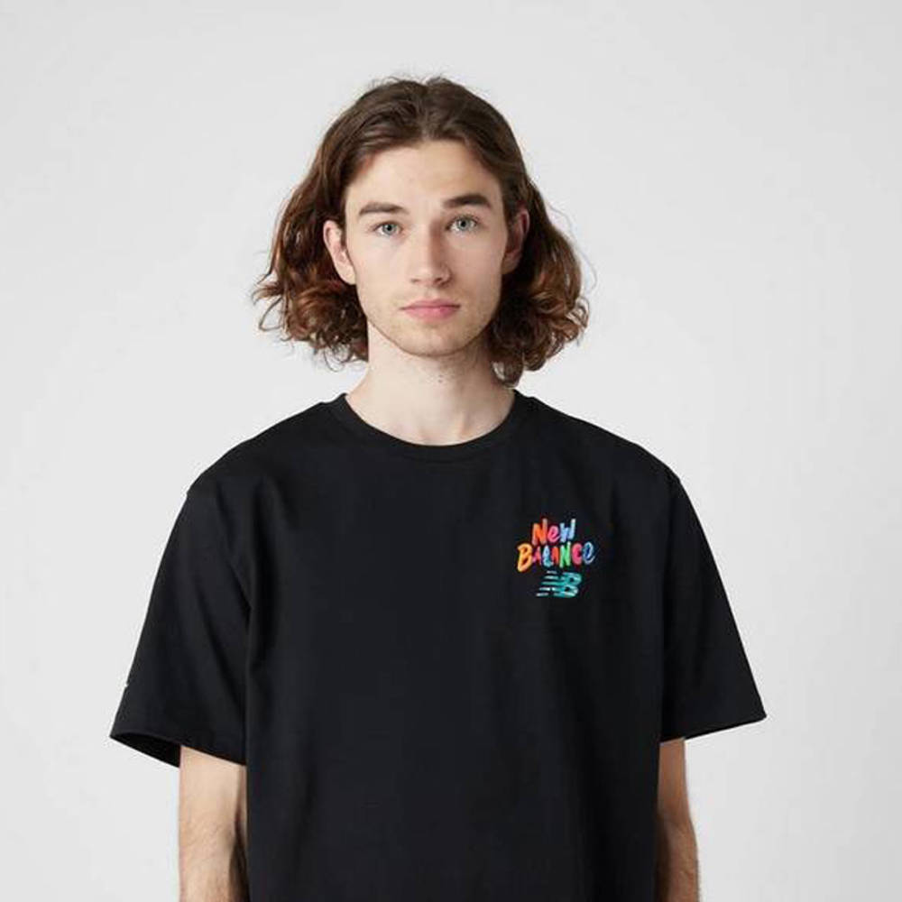 New Balance Artist Pack Velvet Spectrum T-Shirt - Black | The Sole Supplier