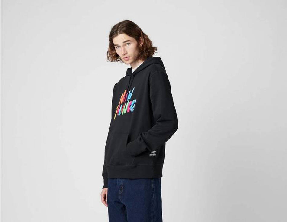 New Balance Velvet Spectrum Graphic Hoodie Black