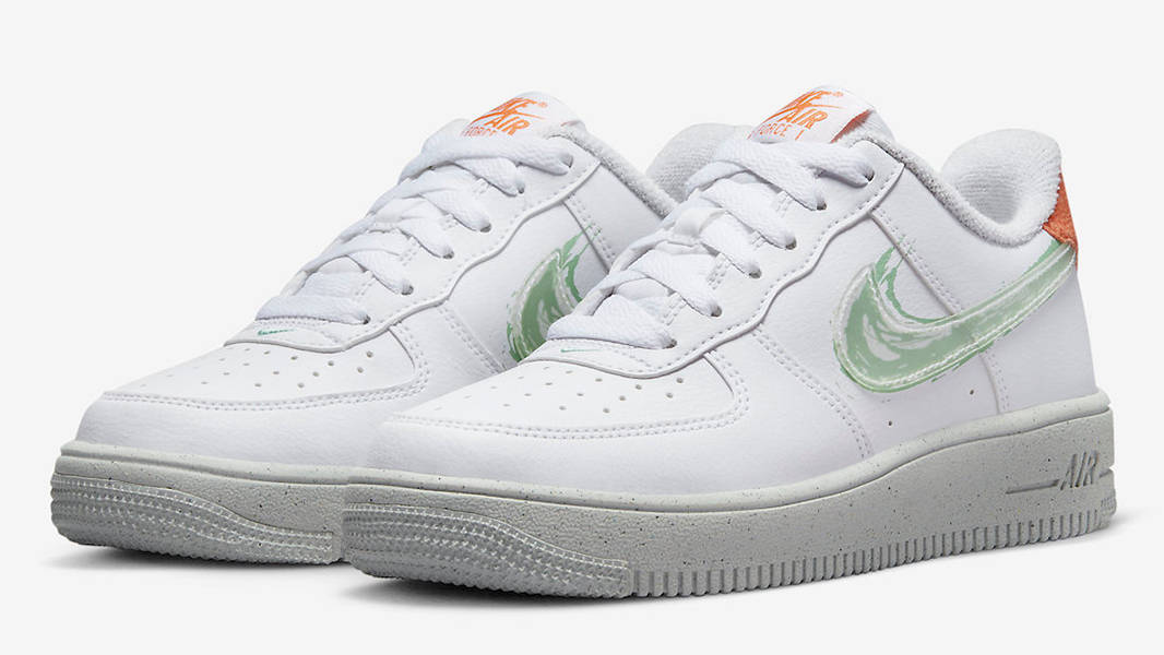 Nike Air Force 1 Low GS Brushstroke Green