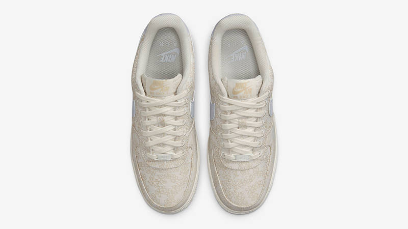 Nike Air Force 1 Low Flower Embroidery Gold