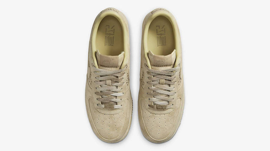tan bottom air force 1