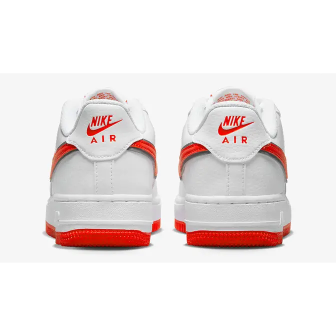 Nike Air Force 1 Low GS White Silver Orange | Where To Buy 