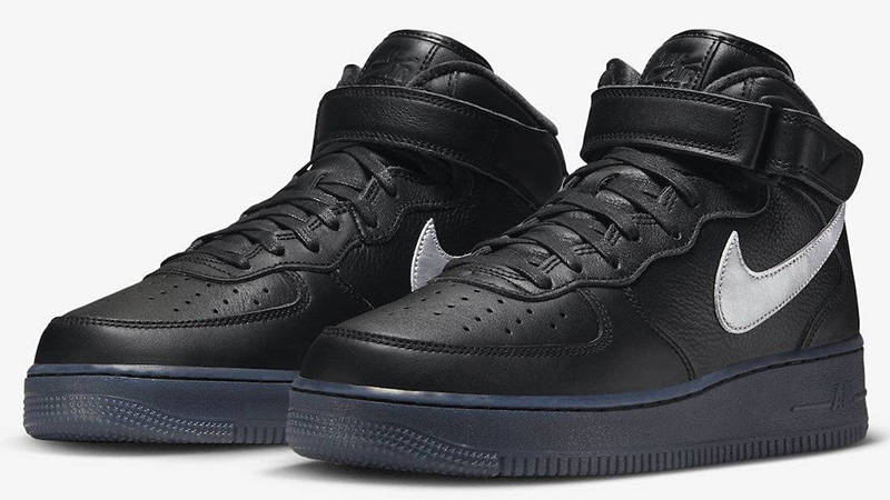 Nike Air Force 1 Mid Black Metallic DX3061-001 front
