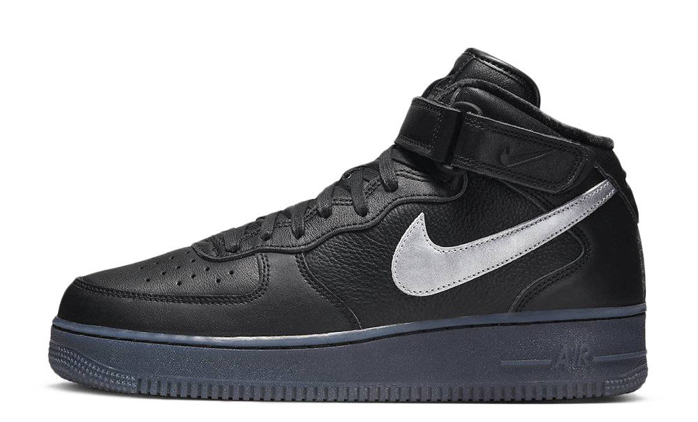 Nike Air Force 1 Mid Black Metallic DX3061-001