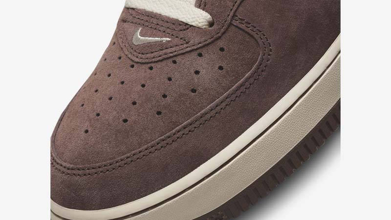 Nike Air Force 1 Mid Chocolate Cream Closeup 1